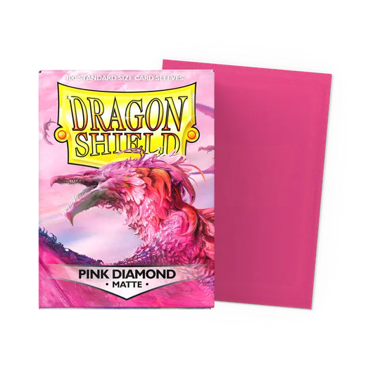 Dragon Shield - Matte Sleeves - Pink Diamond (100 Sleeves)