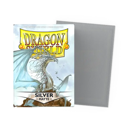 Dragon Shield - Silver (100 Sleeves)