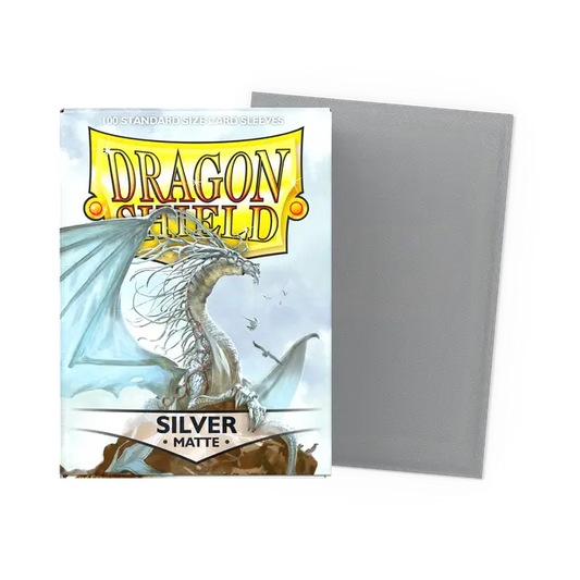 Dragon Shield - Silver (100 Sleeves)