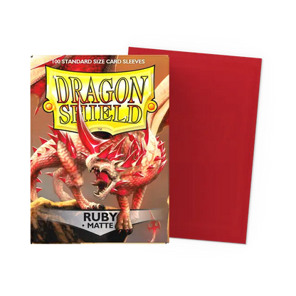 Dragon Shield - Matte Sleeves - Ruby (100 Sleeves)