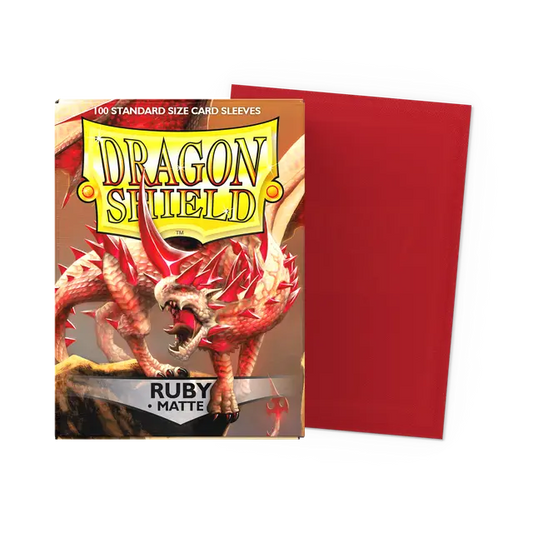 Dragon Shield - Matte Sleeves - Ruby (100 Sleeves)