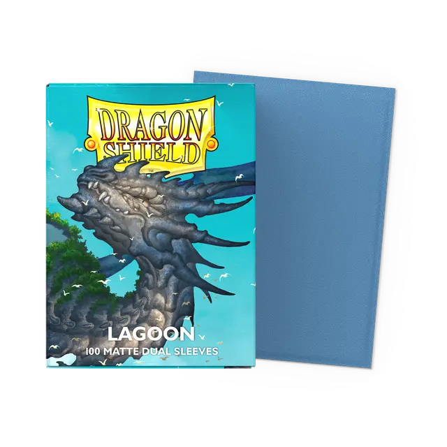 Dragon Shield - Dual Matte Sleeves - Lagoon (100 Sleeves)