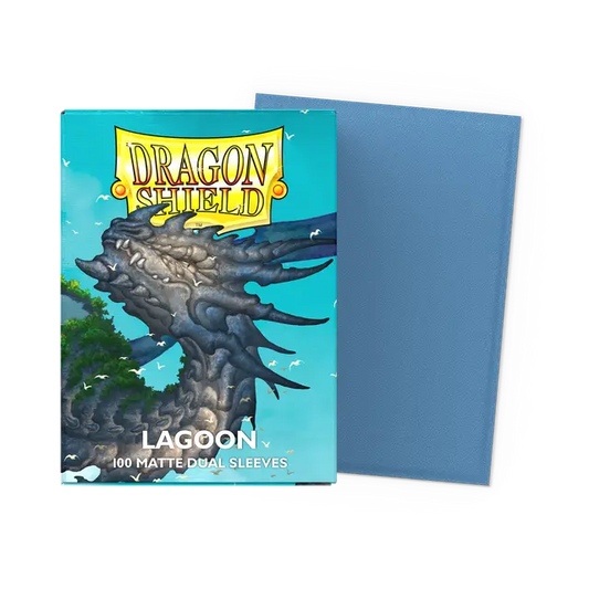 Dragon Shield - Dual Matte Sleeves - Lagoon (100 Sleeves)