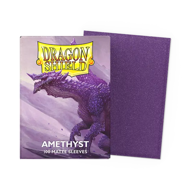 Dragon Shield - Matte Sleeves - Amethyst (100 Sleeves)