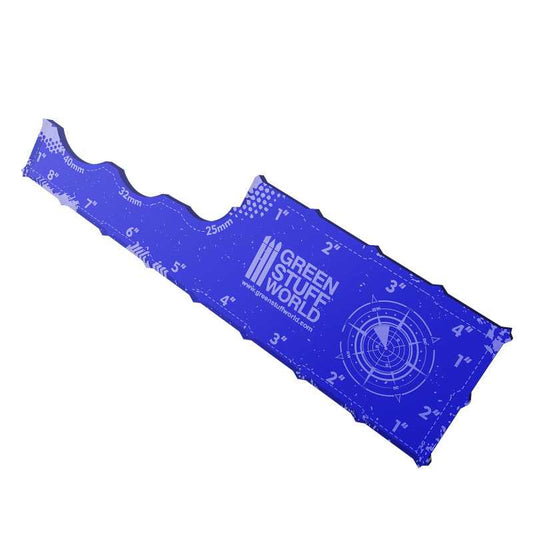 Green Stuff World - Gaming Measuring Tool - Dark Blue 8 inches