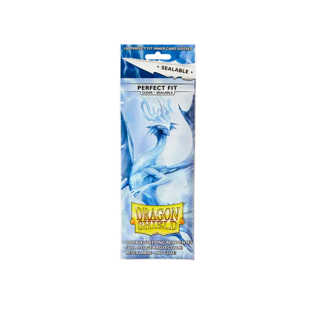 Dragon Shield - Perfect Fit Sealable Sleeves - Clear (100 Sleeves)