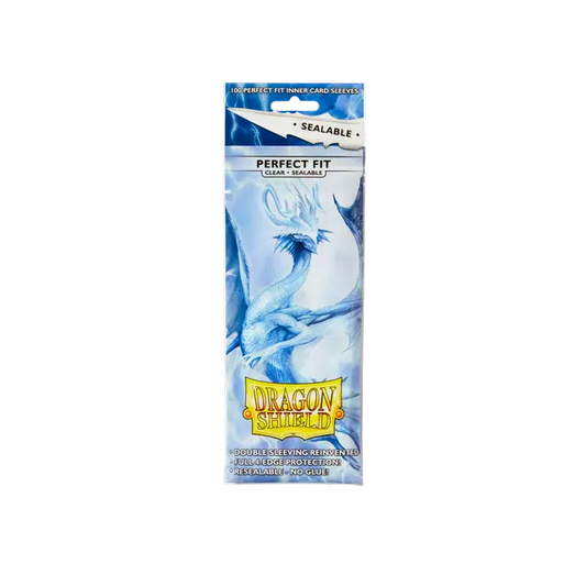Dragon Shield - Perfect Fit Sealable Sleeves - Clear (100 Sleeves)