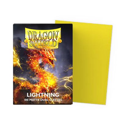 Dragon Shield - Dual Matte Sleeves - Lightning (100 Sleeves)