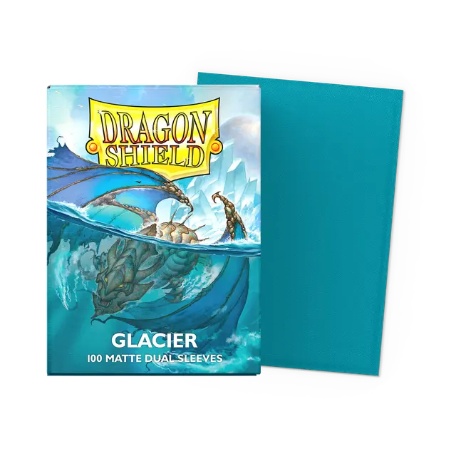 Dragon Shield - Standard Matte Dual Sleeves - Glacier (100 Sleeves)