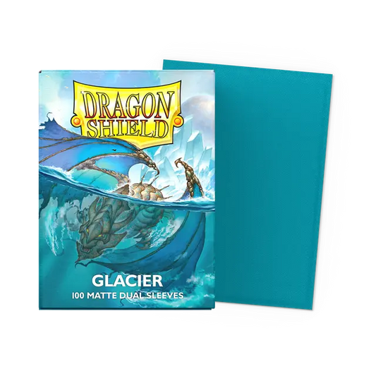 Dragon Shield - Standard Matte Dual Sleeves - Glacier (100 Sleeves)