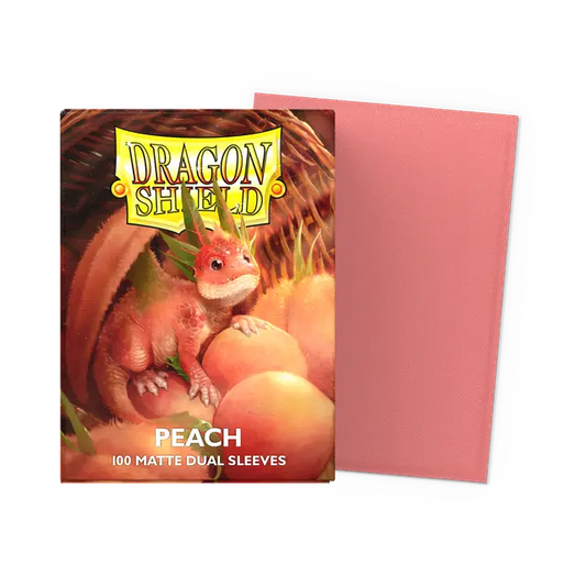 Dragon Shield - Standard Matte Dual Sleeves - Peach Piip (100 Sleeves)