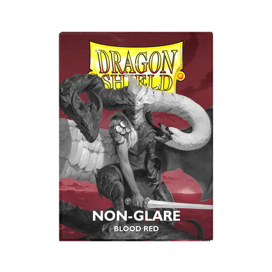 Dragon Shield - Matte Non-Glare Sleeves - Blood Red (100 Sleeves)