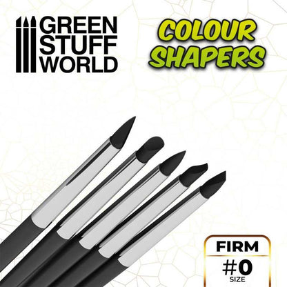 Green Stuff World - Clay Shapers - Color Shapers SIZE 0 - Black Firm