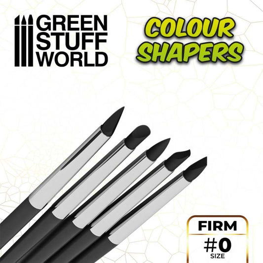 Green Stuff World - Clay Shapers - Color Shapers SIZE 0 - Black Firm