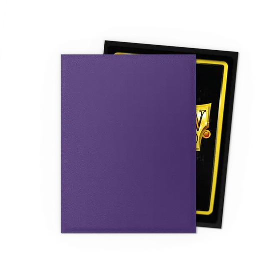 Dragon Shield - Dual Matte Sleeves - Metallic Purple / Soul (100 Sleeves)