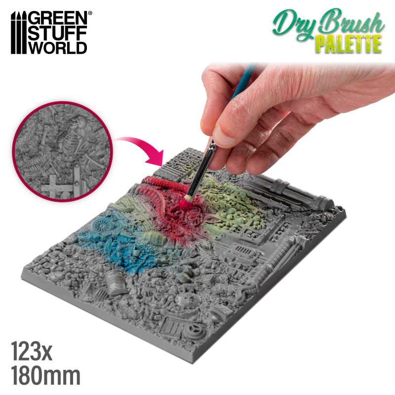 Green Stuff World - Drybrush texture palette