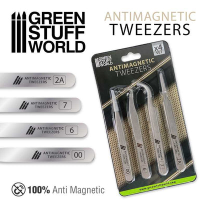 Green Stuff World - Anti-magnetic modeling tweezers