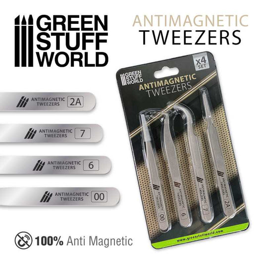 Green Stuff World - Anti-magnetic modeling tweezers