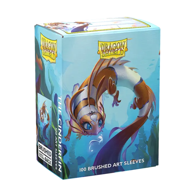 Dragon Shield - Standard size Brushed Art Sleeves - The Cinderfin (100 Sleeves)