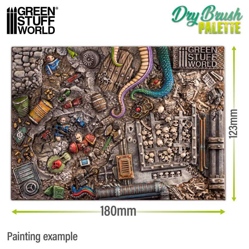 Green Stuff World - Drybrush texture palette