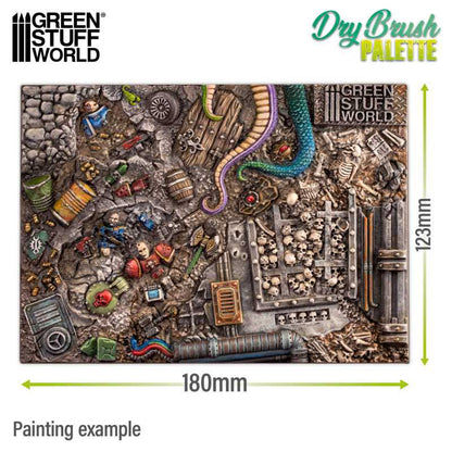 Green Stuff World - Drybrush texture palette