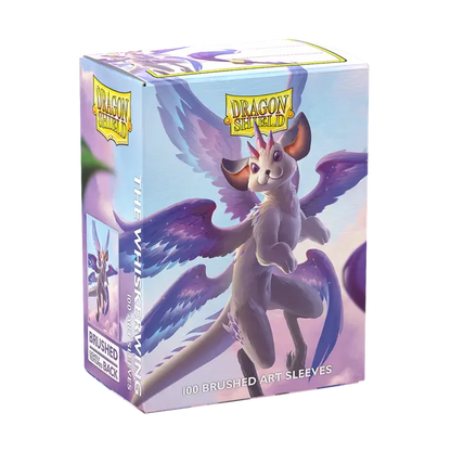 Dragon Shield - Standard size Brushed Art Sleeves - The Whiskerwing (100 Sleeves)