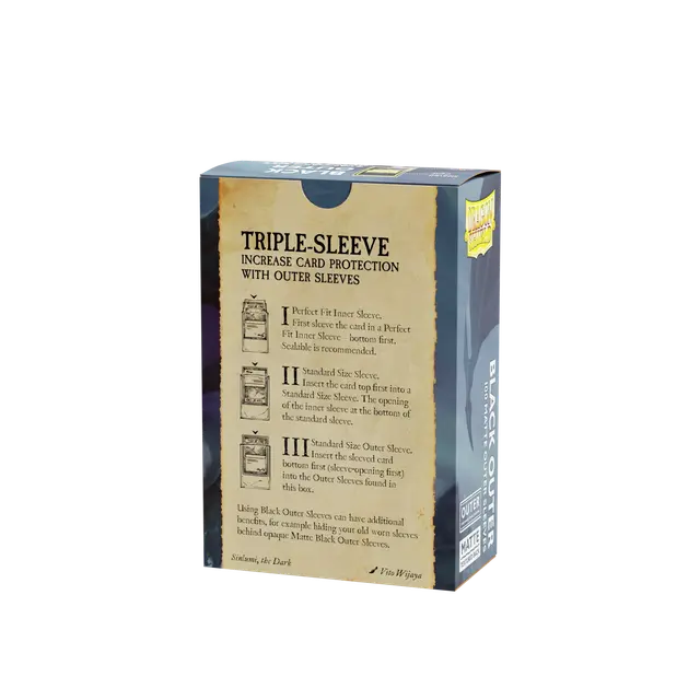 Dragon Shield - Black Outer (100 Sleeves)