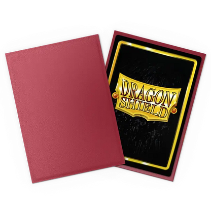 Dragon Shield - Matte Non-Glare Sleeves - Blood Red (100 Sleeves)