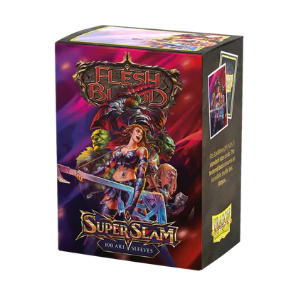 Dragon Shield - Flesh & Blood License Standard Art Sleeves - Super Slam (100 Sleeves)