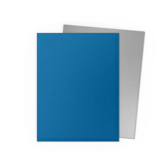 Dragon Shield - Standard Matte Dual Sleeves Cobalt & Silver (100 Sleeves)