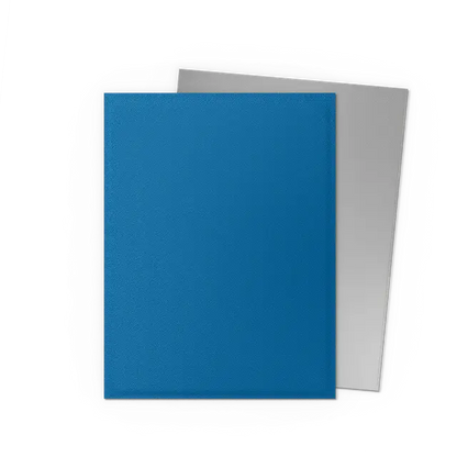 Dragon Shield - Standard Matte Dual Sleeves Cobalt & Silver (100 Sleeves)