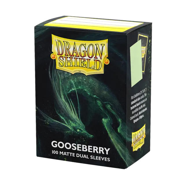 Dragon Shield - Dual Matte Sleeves - Gooseberry (100 Sleeves)