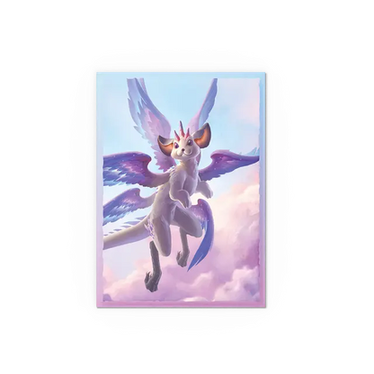 Dragon Shield - Standard size Brushed Art Sleeves - The Whiskerwing (100 Sleeves)