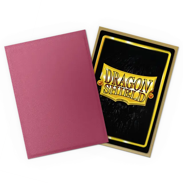 Dragon Shield - Standard Matte Dual Sleeves Pomegranate & Gold (100 Sleeves)