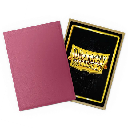 Dragon Shield - Standard Matte Dual Sleeves Pomegranate & Gold (100 Sleeves)