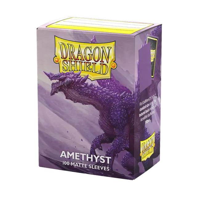 Dragon Shield - Matte Sleeves - Amethyst (100 Sleeves)