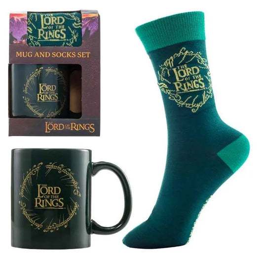 Lord Of The Rings (Logo) Mug & Sock Set