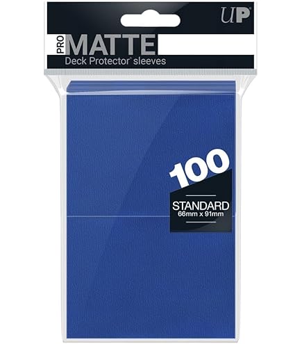 UP - Standard Deck Protector - PRO-Matte Blue (100 Sleeves)