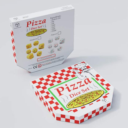 D&D - Pizza Dice Set: Pepperoni (7)