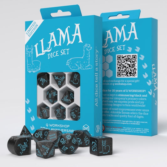 D&D - Q WORKSHOP 20 years: Llama Dice Set