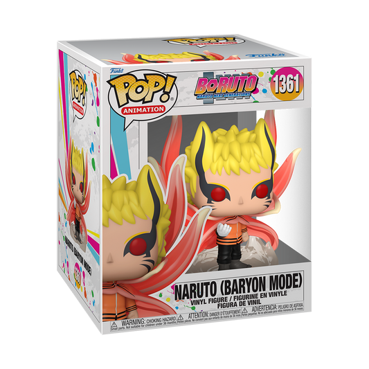 Funko POP! Animation Boruto Naruto Next Generations Naruto (Baryon Mode) 6" #1361