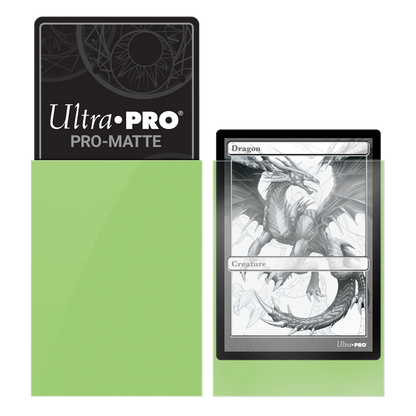 UP - Standard Sleeves - Pro-Matte - Lime Green (50 Sleeves)