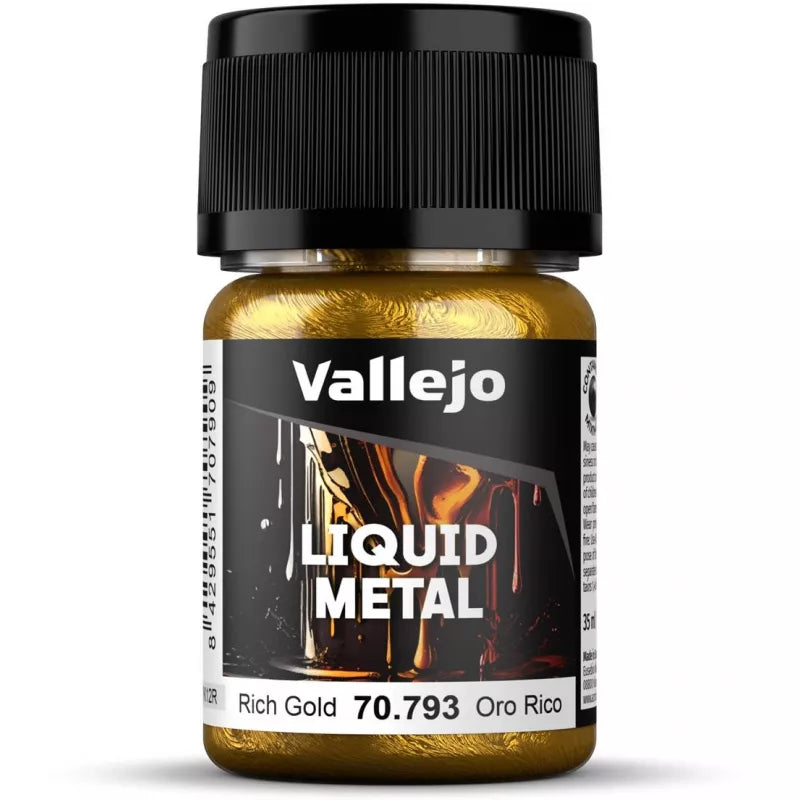 Vallejo - Liquid Gold / Alcohol-based metallics - Rich Gold 35 ml