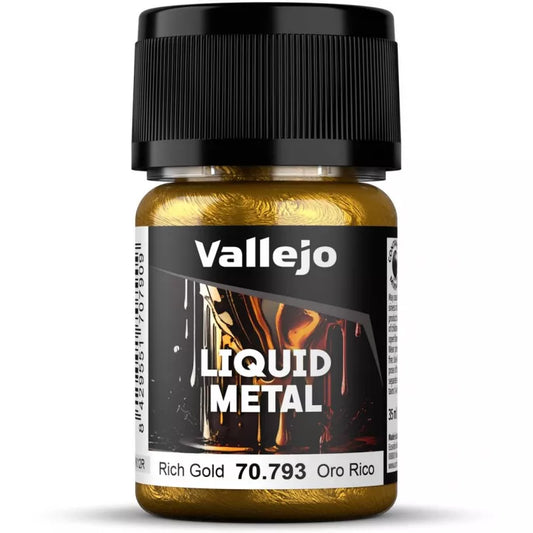 Vallejo - Liquid Gold / Alcohol-based metallics - Rich Gold 35 ml