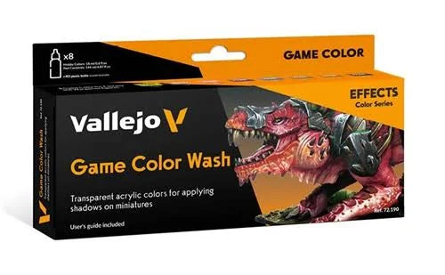 Vallejo - Game Color Wash 8 colors set 18 ml