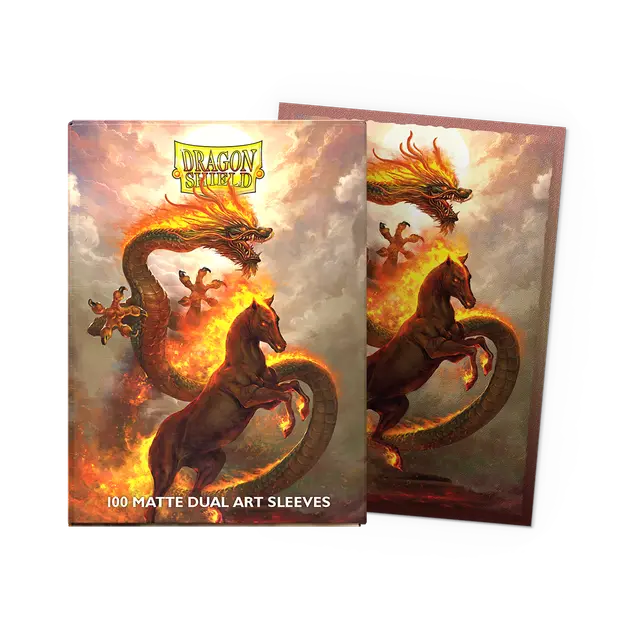 Dragon Shield - Fire Horse 2026 - Matte Dual Art Sleeves
