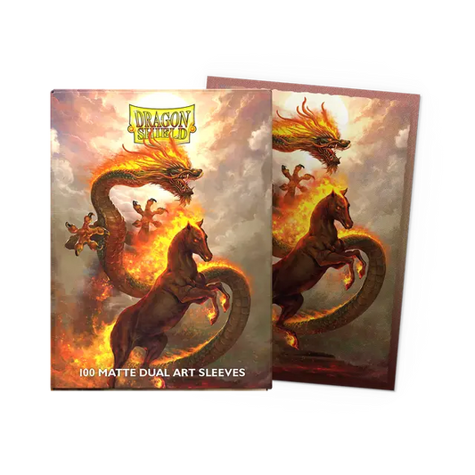 Dragon Shield - Fire Horse 2026 - Matte Dual Art Sleeves