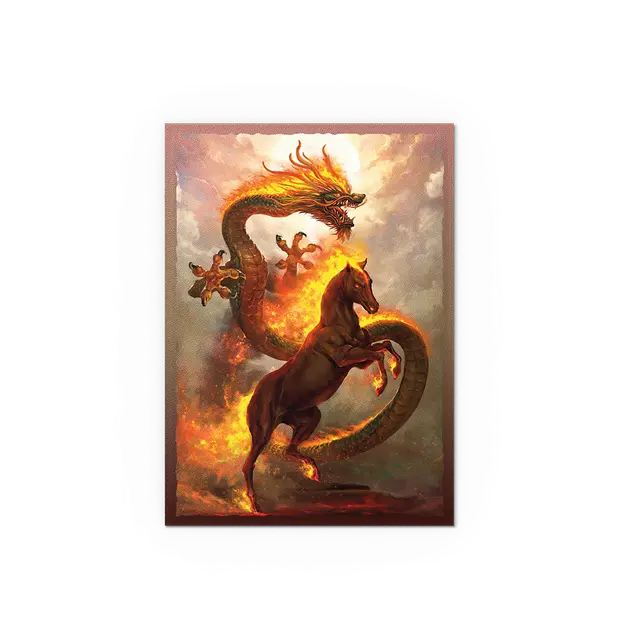 Dragon Shield - Fire Horse 2026 - Matte Dual Art Sleeves