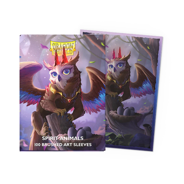 Dragon Shield - Standard Dual Art Sleeves - The Dragowlis (100 Sleeves)