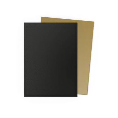 Dragon Shield Sleeves - Standard size - Matte Dual - Black & Gold (100 Sleeves)